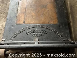 MaxSold Auction: Antique Cast Iron Railway Scale Coffee Table Made in Toronto  - Toronto (Ontario, Canada) PARTNER MANAGED Estate Sale Online Auction -  Glen Road