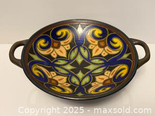 MaxSold Auction: Antique Dutch Gouda Pottery Bowl in Laric Pattern - Toronto (Ontario, Canada) PARTNER MANAGED Estate Sale Online Auction -  Glen Road