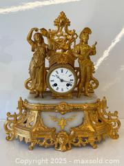 MaxSold Auction: Antique French Ormolu + Alabaster Figural Mantle Clock - Toronto (Ontario, Canada) PARTNER MANAGED Estate Sale Online Auction -  Glen Road