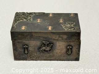 MaxSold Auction: Antique French Silver Plated Box with Crest  - Toronto (Ontario, Canada) PARTNER MANAGED Estate Sale Online Auction -  Glen Road