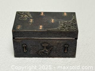 MaxSold Auction: Antique French Silver Plated Box with Crest  - Toronto (Ontario, Canada) PARTNER MANAGED Estate Sale Online Auction -  Glen Road
