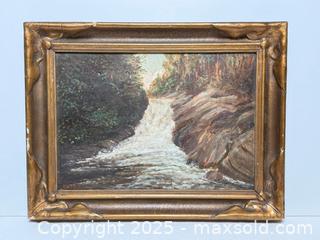 MaxSold Auction: Antique Signed Landscape Oil Painting  - Toronto (Ontario, Canada) PARTNER MANAGED Estate Sale Online Auction -  Glen Road