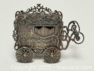 MaxSold Auction: Antique Silver Street Organ Miniature Figurine  - Toronto (Ontario, Canada) PARTNER MANAGED Estate Sale Online Auction -  Glen Road