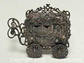 MaxSold Auction: Antique Silver Street Organ Miniature Figurine  - Toronto (Ontario, Canada) PARTNER MANAGED Estate Sale Online Auction -  Glen Road