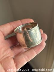 MaxSold Auction: Antique Sterling Silver Napkin Rings x2 - Toronto (Ontario, Canada) PARTNER MANAGED Estate Sale Online Auction -  Glen Road