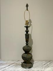 MaxSold Auction: Antique Verdigris Metal Lamp  - Toronto (Ontario, Canada) PARTNER MANAGED Estate Sale Online Auction -  Glen Road
