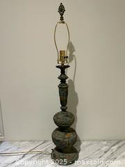 MaxSold Auction: Antique Verdigris Metal Lamp  - Toronto (Ontario, Canada) PARTNER MANAGED Estate Sale Online Auction -  Glen Road