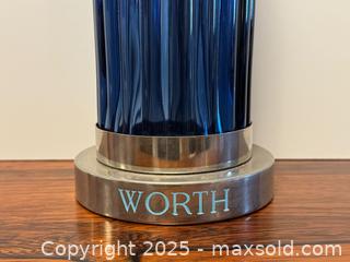 MaxSold Auction: Art Deco Lalique Je Reviens Blue Glass Skyscraper Worth Perfume Bottle on Base - Toronto (Ontario, Canada) PARTNER MANAGED Estate Sale Online Auction -  Glen Road