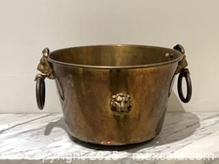 MaxSold Auction: Bronze Cachepot Jardiniere Planter with Lions Heads - Toronto (Ontario, Canada) PARTNER MANAGED Estate Sale Online Auction -  Glen Road