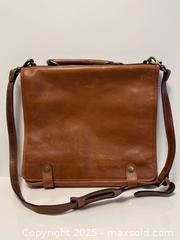 MaxSold Auction: Brown Leather Messenger Laptop Bag  - Toronto (Ontario, Canada) PARTNER MANAGED Estate Sale Online Auction -  Glen Road
