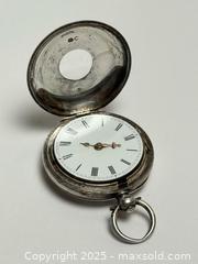 MaxSold Auction: c.1884 Sterling Silver Demi Hunter Case Pocketwatch - Toronto (Ontario, Canada) PARTNER MANAGED Estate Sale Online Auction -  Glen Road