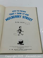 MaxSold Auction: C.1937 Dr. Seuss Mulberry St. 1st Edition  - Toronto (Ontario, Canada) PARTNER MANAGED Estate Sale Online Auction -  Glen Road