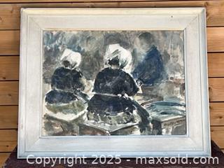 MaxSold Auction: Canadian Watercolour Signed Painting c.1959 - Toronto (Ontario, Canada) PARTNER MANAGED Estate Sale Online Auction -  Glen Road