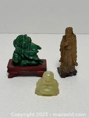 MaxSold Auction: Carved Jade + Malachite Asian Figurines  - Toronto (Ontario, Canada) PARTNER MANAGED Estate Sale Online Auction -  Glen Road