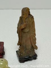 MaxSold Auction: Carved Jade + Malachite Asian Figurines  - Toronto (Ontario, Canada) PARTNER MANAGED Estate Sale Online Auction -  Glen Road