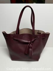 MaxSold Auction: Celine Merlot Cabas Phantom Leather Tote Bag  - Toronto (Ontario, Canada) PARTNER MANAGED Estate Sale Online Auction -  Glen Road
