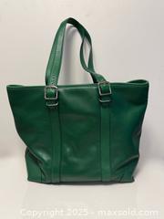 MaxSold Auction: Coach Hampton Green Leather Carryall Shoulder Tote Bag  - Toronto (Ontario, Canada) PARTNER MANAGED Estate Sale Online Auction -  Glen Road