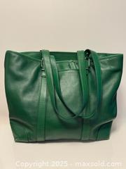 MaxSold Auction: Coach Hampton Green Leather Carryall Shoulder Tote Bag  - Toronto (Ontario, Canada) PARTNER MANAGED Estate Sale Online Auction -  Glen Road