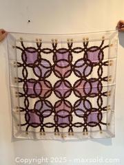 MaxSold Auction: Gucci Purple + Pink Horsebit Chain Pattern Silk Scarf  - Toronto (Ontario, Canada) PARTNER MANAGED Estate Sale Online Auction -  Glen Road
