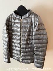 MaxSold Auction: Herno Metallic Silver Down Jacket Women’s sz 42  - Toronto (Ontario, Canada) PARTNER MANAGED Estate Sale Online Auction -  Glen Road