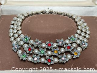 MaxSold Auction: Huge Vintage Signed Costume Jewellery Necklace  - Toronto (Ontario, Canada) PARTNER MANAGED Estate Sale Online Auction -  Glen Road