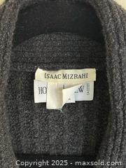 MaxSold Auction: Isaac Mizrahi Women’s Charcoal Gray Wool Blend Ribbed Open Front Boyfriend Cardigan Sweater  - Toronto (Ontario, Canada) PARTNER MANAGED Estate Sale Online Auction -  Glen Road