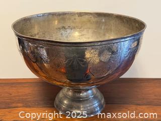 MaxSold Auction: Large Antique Silver Plated Punch Bowl - Toronto (Ontario, Canada) PARTNER MANAGED Estate Sale Online Auction -  Glen Road