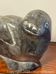 MaxSold Auction: Large Inuit Soapstone Carving of a Seal  - Toronto (Ontario, Canada) PARTNER MANAGED Estate Sale Online Auction -  Glen Road