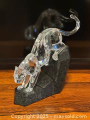 MaxSold Auction: Large Swarovski Soulmates Panther Crystal Figurine on Granite Base - Toronto (Ontario, Canada) PARTNER MANAGED Estate Sale Online Auction -  Glen Road