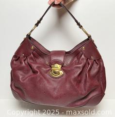 MaxSold Auction: Louis Vuitton Mahina Solar Perforated Burgundy Leather Handbag  - Toronto (Ontario, Canada) PARTNER MANAGED Estate Sale Online Auction -  Glen Road