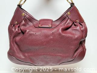 MaxSold Auction: Louis Vuitton Mahina Solar Perforated Burgundy Leather Handbag  - Toronto (Ontario, Canada) PARTNER MANAGED Estate Sale Online Auction -  Glen Road