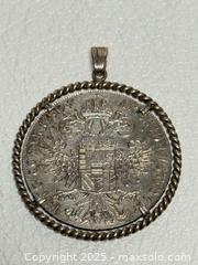 MaxSold Auction: Maria Theresa Thaler Silver Coin Pendant  - Toronto (Ontario, Canada) PARTNER MANAGED Estate Sale Online Auction -  Glen Road