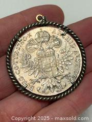 MaxSold Auction: Maria Theresa Thaler Silver Coin Pendant  - Toronto (Ontario, Canada) PARTNER MANAGED Estate Sale Online Auction -  Glen Road