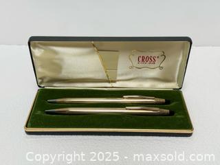 MaxSold Auction: MCM Cross Gold Filled Pen + Pencil Set  - Toronto (Ontario, Canada) PARTNER MANAGED Estate Sale Online Auction -  Glen Road