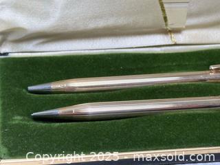 MaxSold Auction: MCM Cross Gold Filled Pen + Pencil Set  - Toronto (Ontario, Canada) PARTNER MANAGED Estate Sale Online Auction -  Glen Road