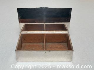 MaxSold Auction: MCM Silver Plated Cigs Cedar Lined Box  - Toronto (Ontario, Canada) PARTNER MANAGED Estate Sale Online Auction -  Glen Road