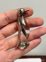 MaxSold Auction: MCM Vintage Jelly Belly Chrome + Lucite Penguin Brooch  - Toronto (Ontario, Canada) PARTNER MANAGED Estate Sale Online Auction -  Glen Road