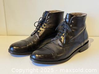 MaxSold Auction: Men’s Italian Black Leather Shearling Lined Boots sz46 - Toronto (Ontario, Canada) PARTNER MANAGED Estate Sale Online Auction -  Glen Road