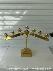 MaxSold Auction: Pair of Antique Brass Adjustable Quebec Church Candelabra  - Toronto (Ontario, Canada) PARTNER MANAGED Estate Sale Online Auction -  Glen Road