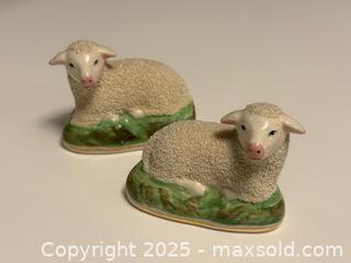 MaxSold Auction: Pair of Antique Staffordshire Lamb Sheep Figurines - Toronto (Ontario, Canada) PARTNER MANAGED Estate Sale Online Auction -  Glen Road
