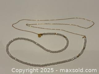 MaxSold Auction: Pair of Layered Beaded Necklaces in Black + White - Toronto (Ontario, Canada) PARTNER MANAGED Estate Sale Online Auction -  Glen Road