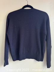 MaxSold Auction: Peserico Navy Blue Cashmere Wool + Silk Blend Women’s Sweater  - Toronto (Ontario, Canada) PARTNER MANAGED Estate Sale Online Auction -  Glen Road