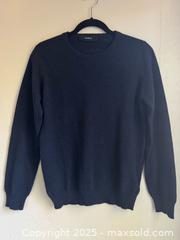 MaxSold Auction: Pringle of Scotland Women’s Crew Neck Navy Blue Cashmere Sweater  - Toronto (Ontario, Canada) PARTNER MANAGED Estate Sale Online Auction -  Glen Road