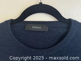 MaxSold Auction: Pringle of Scotland Women’s Crew Neck Navy Blue Cashmere Sweater  - Toronto (Ontario, Canada) PARTNER MANAGED Estate Sale Online Auction -  Glen Road