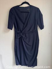 MaxSold Auction: Ralph Lauren Black Label Wrap Dress in Navy Blue Wool sz 8 - Toronto (Ontario, Canada) PARTNER MANAGED Estate Sale Online Auction -  Glen Road