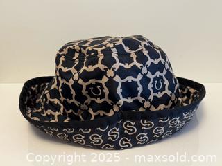 MaxSold Auction: Salvatore Ferragamo Logo Print Reversible Black + Tan Bucket Hat - Toronto (Ontario, Canada) PARTNER MANAGED Estate Sale Online Auction -  Glen Road
