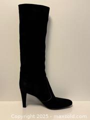 MaxSold Auction: Sergio Rossi Women’s Knee High Black Suede High Heel Boots 37.5 - Toronto (Ontario, Canada) PARTNER MANAGED Estate Sale Online Auction -  Glen Road