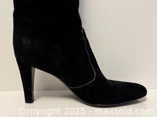 MaxSold Auction: Sergio Rossi Women’s Knee High Black Suede High Heel Boots 37.5 - Toronto (Ontario, Canada) PARTNER MANAGED Estate Sale Online Auction -  Glen Road