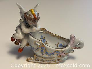 MaxSold Auction: Set of 3 Antique Dresden Porcelain Dish Figurines of Winged Cherubs - Toronto (Ontario, Canada) PARTNER MANAGED Estate Sale Online Auction -  Glen Road