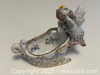 MaxSold Auction: Set of 3 Antique Dresden Porcelain Dish Figurines of Winged Cherubs - Toronto (Ontario, Canada) PARTNER MANAGED Estate Sale Online Auction -  Glen Road